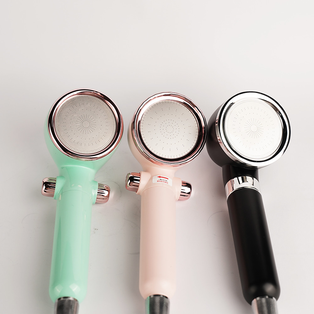 0.55Mpa Pink Filtered Shower Head Vitamin C Filtered Detachable Shower Head