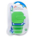 2pcs BPA Free Airtight Plastic Baby Food Storage With Spoon