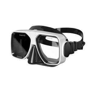 Quality Swimming Diving Mask Scuba Women's Snorkel Mask Square Transparent Metallic wholesale