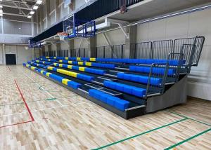 China Stadium Retractable Grandstands Seating Wired / Remote Control on sale