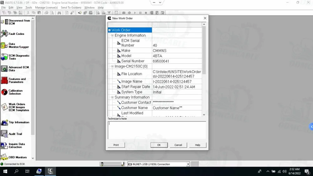 For vocom Vocom II 88894000+ V2.8PTT Dev2 Tool For vocom Truck Excavator Construction Diagnostic