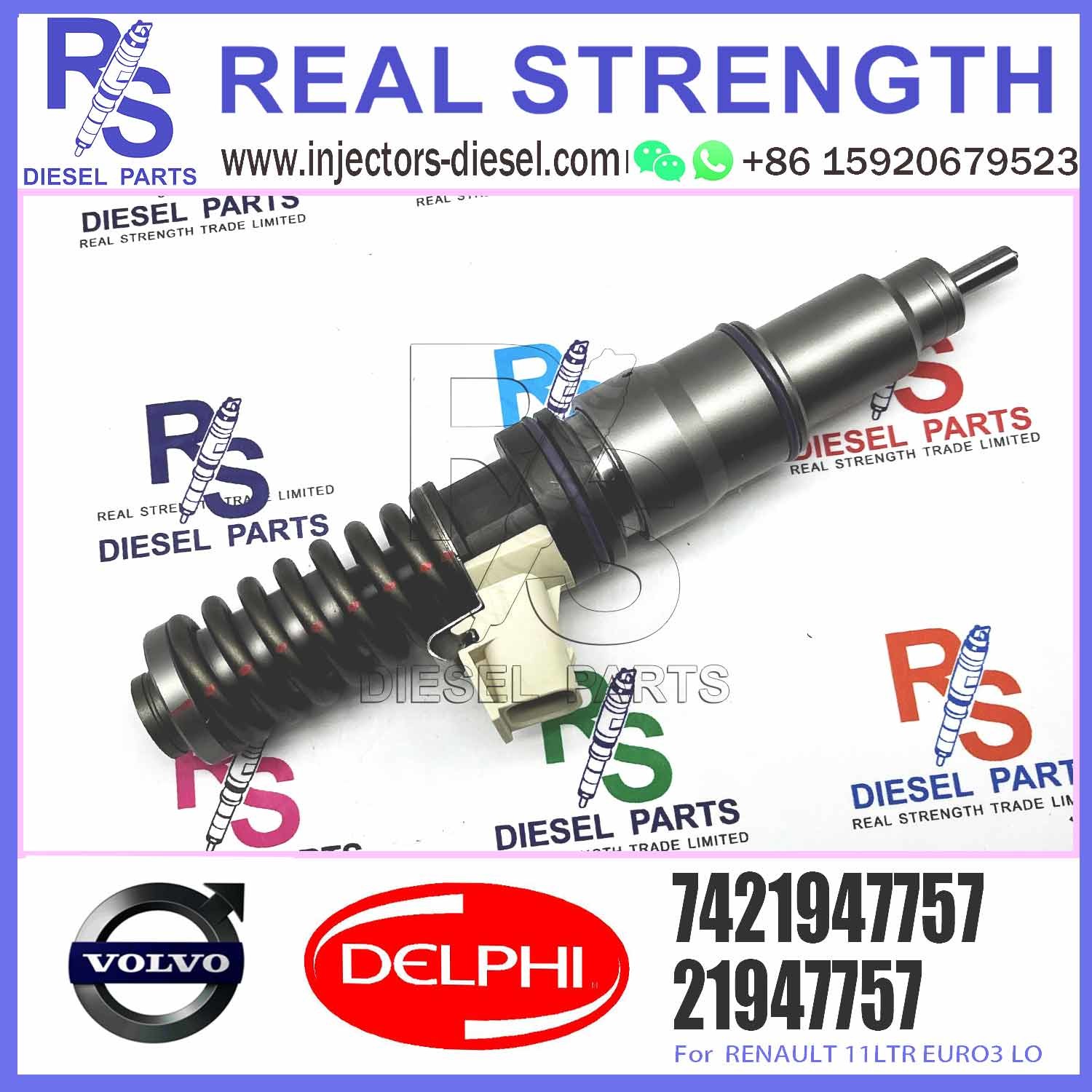 Diesel Fuel Common Rail Injector 21947757 BEBE4D44001 7421947757 For E3.18 E3.0 E3.1 New Technology