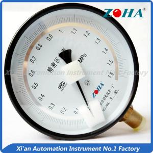 Quality Aluminum Case Dial Air Pressure Gauge , Flanged Vacuum Pressure Gauge wholesale