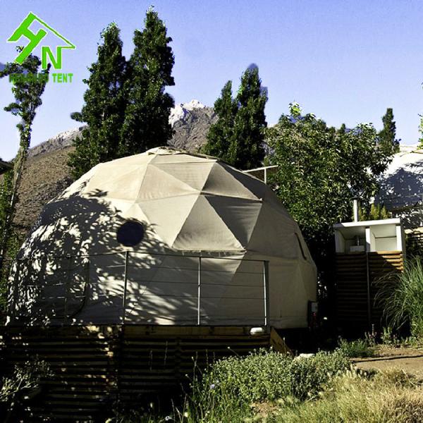 All Season Geo Dome Yurt Double-Coated PVC Fabric Turist Attraction Shelter