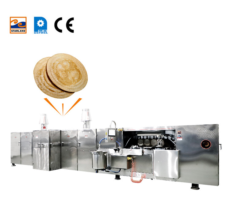 Automatic Snack Wafer Production Line Wear Resistant Stainless Steel