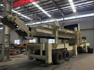 Quality Wheel Type 200t Mobile Crushing Plant For Cobblestones wholesale