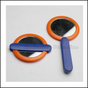 Quality Hot Sale Promotional printed logo portable Fold pocket make up dress mirror business gift wholesale