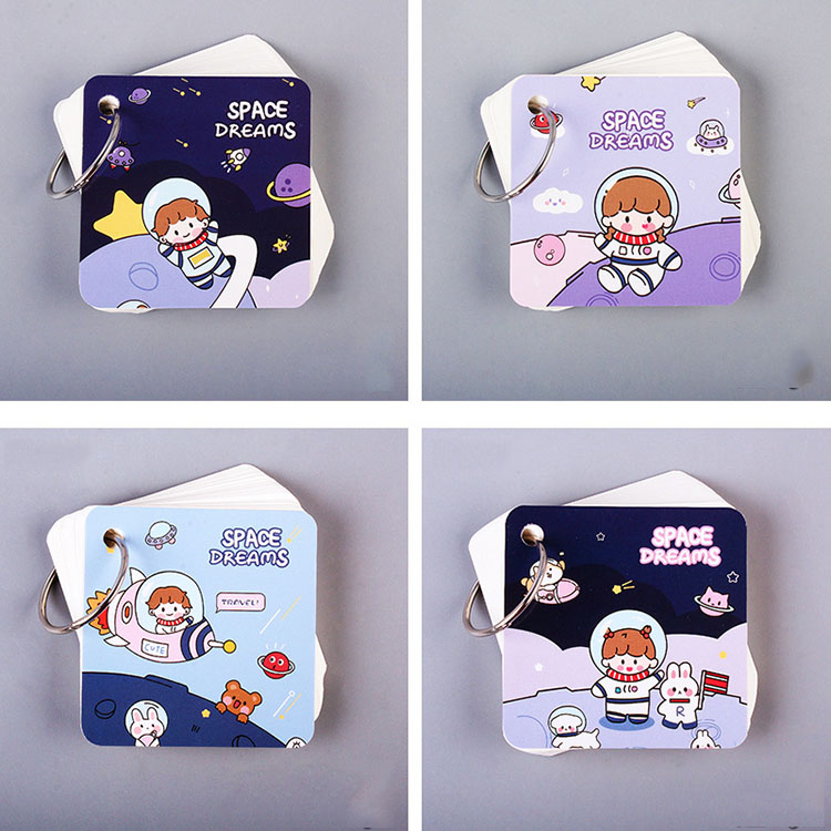 Creative Cartoon Astronaut Cute Kawaii Memo Pad Self-Adhesive Sticky Paper for Office