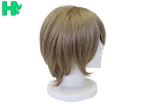Quality Brown Anime Cosplay Wigs High Temperature Fiber Synthetic Hair Costume Party Wig wholesale