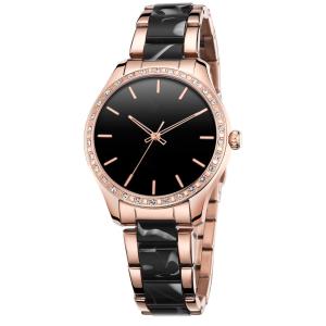 Quality 2019 New Analog Quartz Wrist Watch Women Watch Fashion Leather Strap watch with Mother of Pearl Dial wholesale