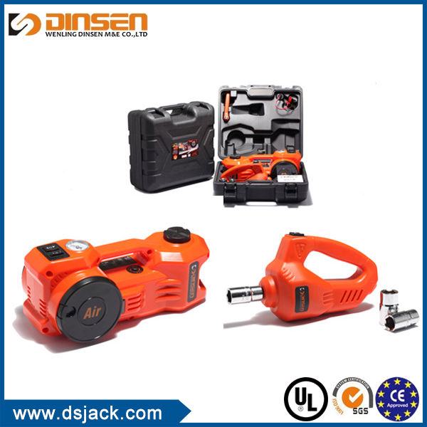 DC 12v Electric Hydraulic Jack Kit 360mm Max Height 3 In 1 Tool Kit