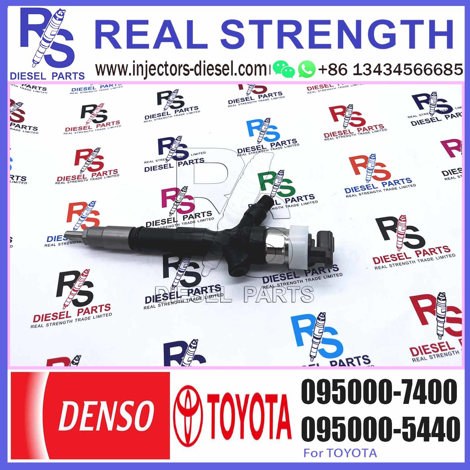 high quality 2367030220 0950007400 diesel injectors And Diesel common rail fuel injector 23670-30220 095000-7400