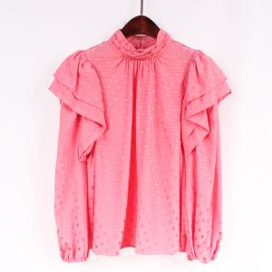Quality Size 38 viscose rayon Turtle Neck Tops Womens wholesale