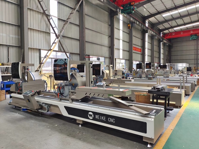 Aluminum Profile Cutting And Dilling Milling Machine With Laser Head
