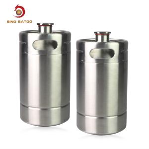 Quality 64oz Double Wall Insulated Mini Keg , 2L Ball Lock Beer Keg wholesale