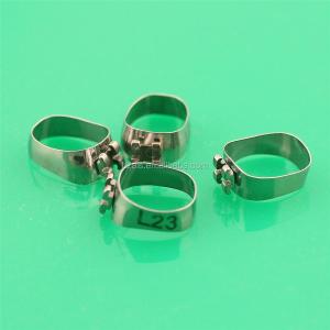 Quality 0.018 Slot Dental Pre Welded Orthodontic Molar Band Bracket For Teeth Correction SGS Certified wholesale