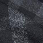 Pure Wool 300gsm Suit Cloth Material Checkered Semi Worsted Fabric 145cm Width
