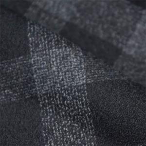 Quality Pure Wool 300gsm Suit Cloth Material Checkered Semi Worsted Fabric 145cm Width wholesale