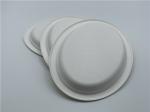 Food Grade Biodegradable Sugarcane Bagasse Plates Round Eco-friendly Food