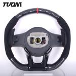 Red Stripe Mercedes Benz Steering Wheel Carbon Fiber Luxury Alcantara