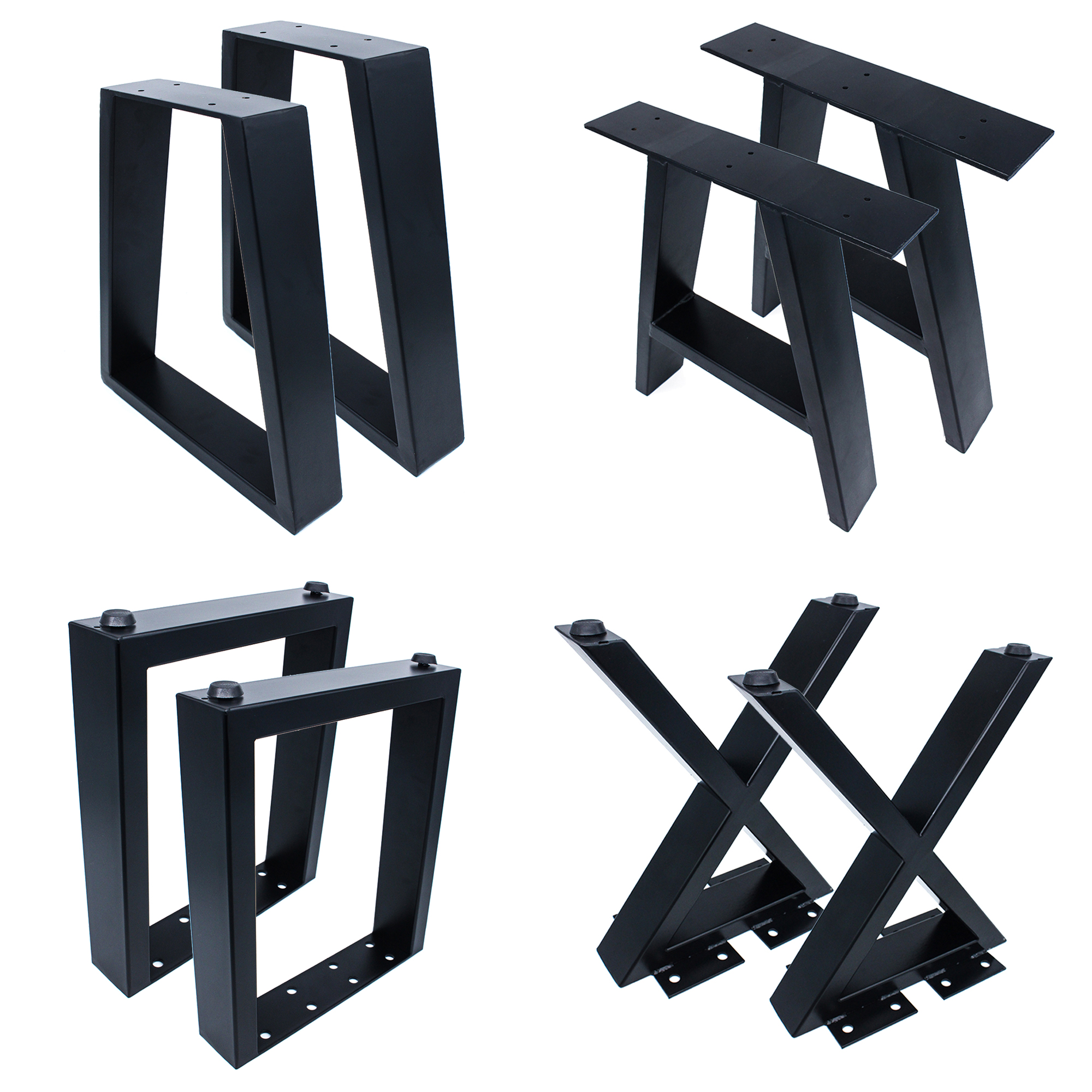 Triangle Bracket Glass Side Steel Dining Coffee Table Legs Wrought Iron Metal 2020