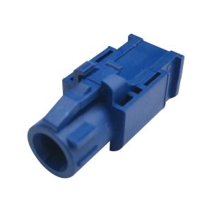 Quality Blue Coaxial FAKRA C Female , Straight FAKRA Connector Assembly wholesale
