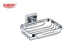 Brass soap basket dish holder bathroom high quality chrome color OEM brass base