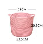 Decorative Custom Woven Cotton Rope Laundry Toys Candy Storage Fabric Container