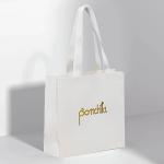 Luxury Clothing Paper Shopping Bags White Gift Bags With Ribbon Handles