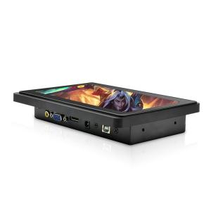 Quality Shakeproof 1024x600 600cd/m2 7&quot; Capacitive Touch Monitor wholesale