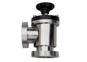 Quality Small Vacuum Angle Valve Flanged Non - Corrosive Gases Working Media wholesale
