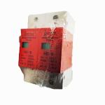 Red Metal Power Surge Arrester , 100ka Surge Protection Device SPD