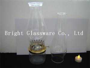 Quality home decoration votive glass lamp shade, clear glass cover wholesale