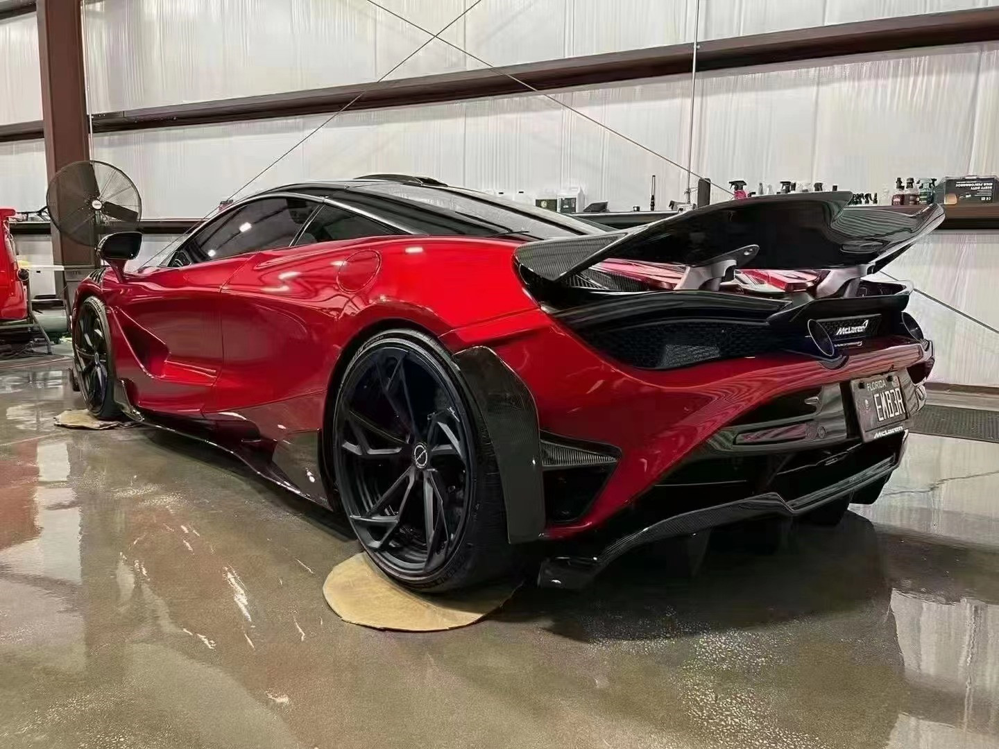 Carbon Fiber Mclaren Wide Body RYFT Style Lip Diffuser Spoiler Body Kit