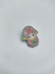 China Stamping Anime Brooch Pins Artwork Custom Hard Enamel Process on sale
