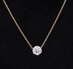 Synthetic HPHT CVD Lab Grown Diamond Jewelry Necklaces VS Clarity