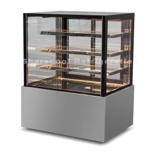Quality Commercial Stainless Steel Fan Cooling Cake Showcase Refrigerate Cake Display wholesale