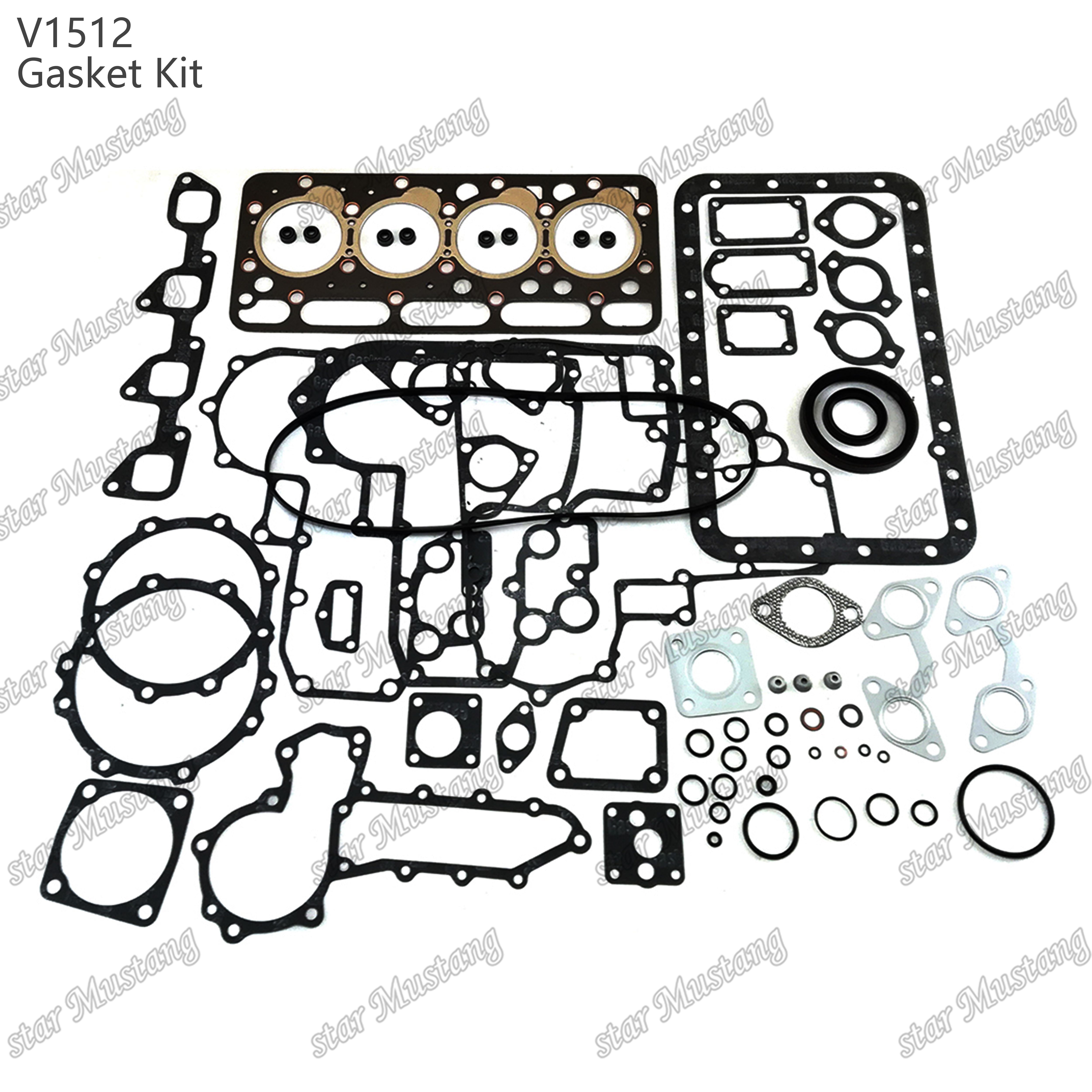 V1512 Full Gasket Set 17345-03313 Suitable For Kubota
