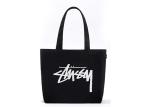 Durable Cotton Tote Bags Black Cotton Fabric Natural Environmental Protection