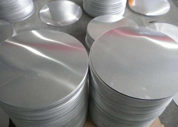 Non Stick Round Aluminum Sheet , A1050 A1060 Blank Aluminum Discs For Cooking