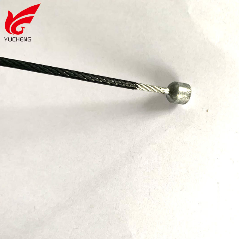 automobile motorcycle truck select cable 1.5/2.0/2.3mm 1*19/7*19/7*7 steel inner wire rope with  6*7 8*11nipple and casting