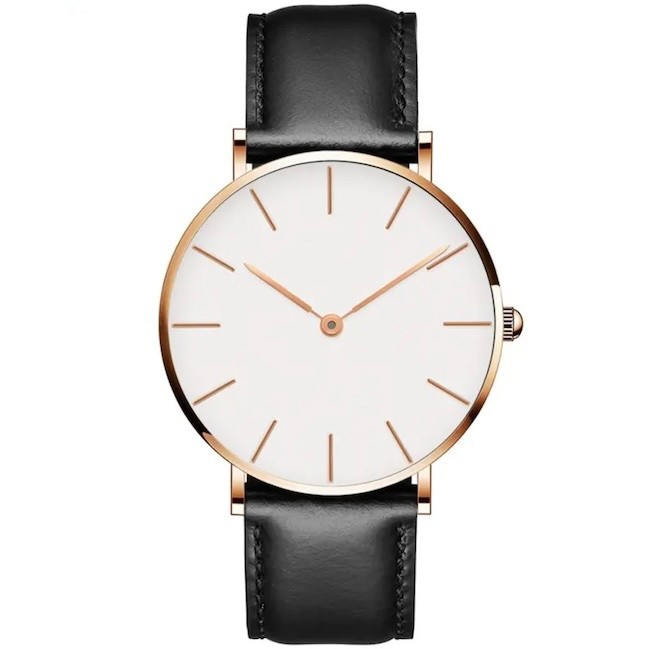 Luxury Waterproof Quartz Watch Japanese Movement Men'S Belt Watch
