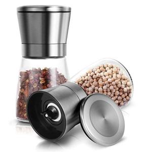 Quality Manual 180ml 252g 132mm Pepper Spice Salt Grinders wholesale