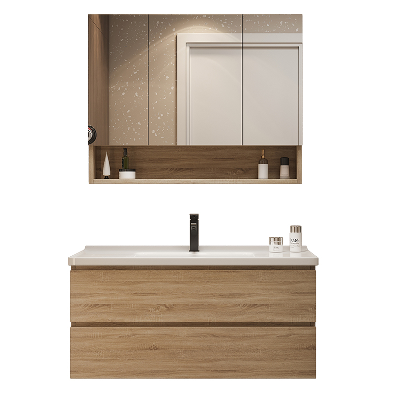 Modern Style Euro Furniture Wall Hung Luxury Bathroom Vanities with Customized Width