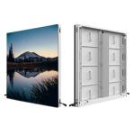 P3.9 Outdoor big screen tv rental 1000×1000mm Cabinet For Advertisement and