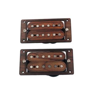 Quality Professional Double Coil High Output Guitar Pickups Rosewood Material wholesale
