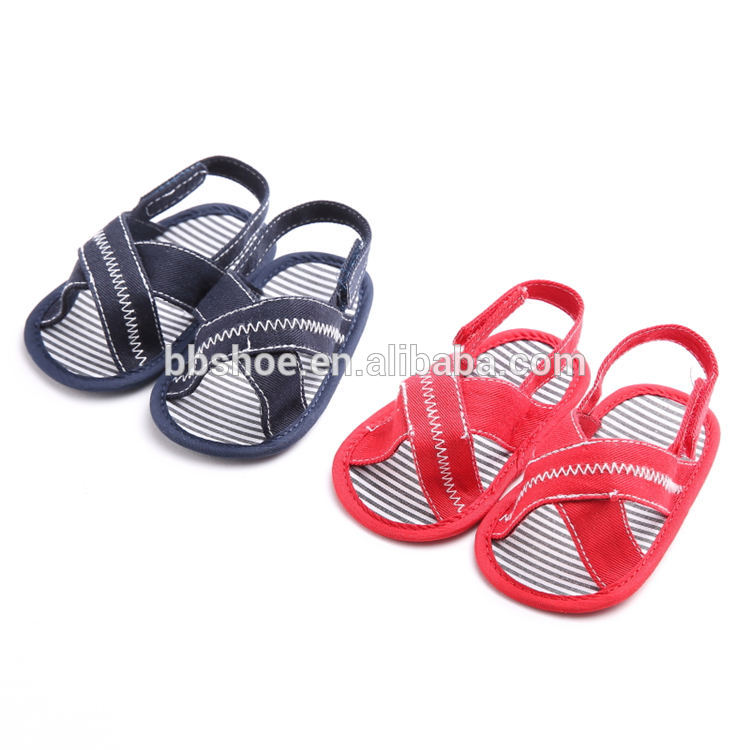 Quick shipping Casual Canvas baby barefoot slipper infant Walking shoes toddler sandals