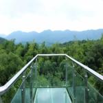 Toughened Glass Walk Way 10mm-19mm Thickness Glass Stairway