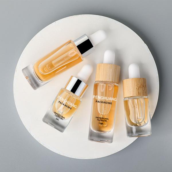 5ml 10ml 15ml 30ml glass serum for skincare packaging glass bottle face care