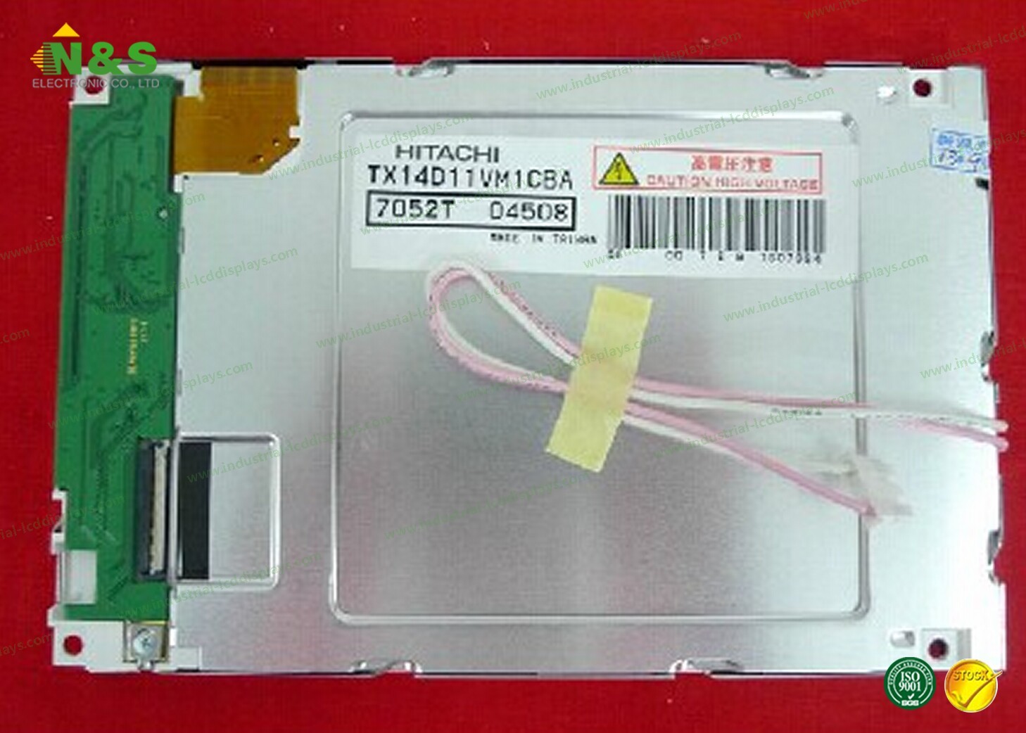 Normally White 5.7" Hitachi LCD Panel TX14D11VM1CAA For Advertising Application